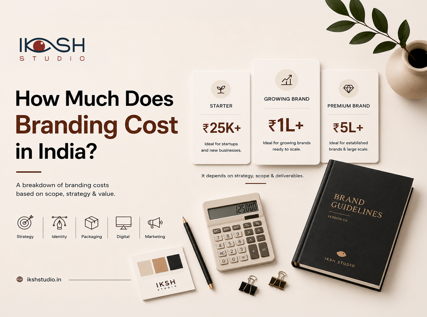 Branding Cost in India: A Transparent 2026 Pricing Guide